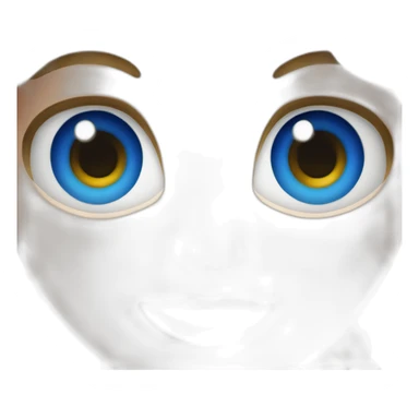 The arrow click at the blue eye sticker