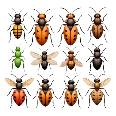 bunch of insects sticker
