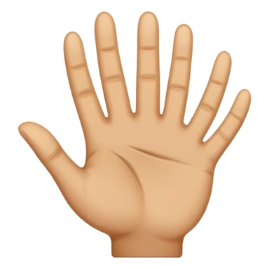 small hand palm sticker