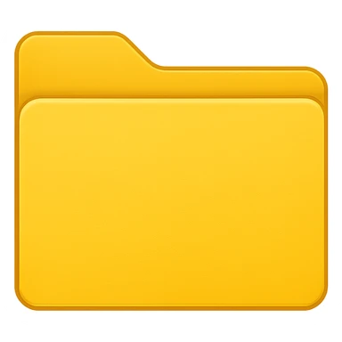 yellow folder emoji sticker