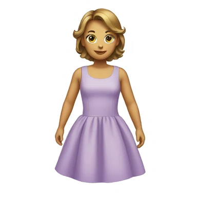 simple dress sticker