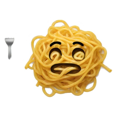 spagetti al forno on a plate sticker