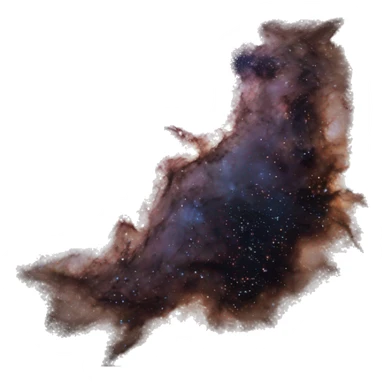 Milky Way with dark horse nebula sticker