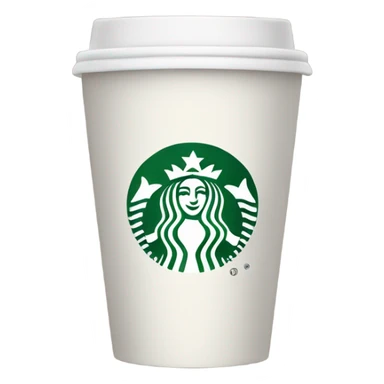 Starbucks coffee cup sticker