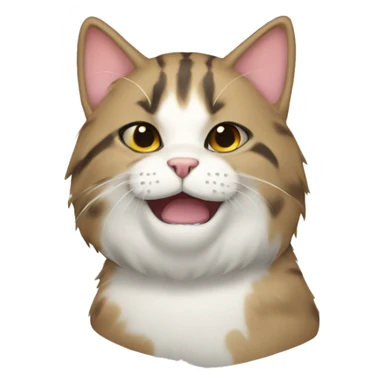 kot z okularami sticker