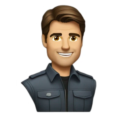 Tom cruises sticker