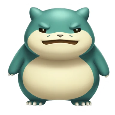 Snorlax Pokemon 2d sticker