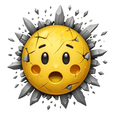 exploiding emoji sticker