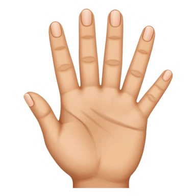 Three finger up and the two other donw sticker