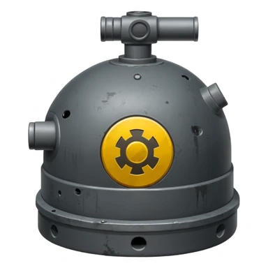 generate a realistic anti-tank mine sticker