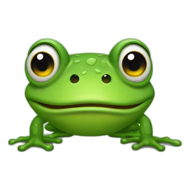 angry frog sticker