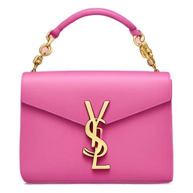 Pink YSL bag sticker