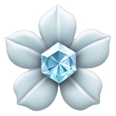 Dimond flower sticker