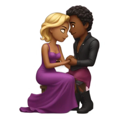 Stealing your lover with love sticker