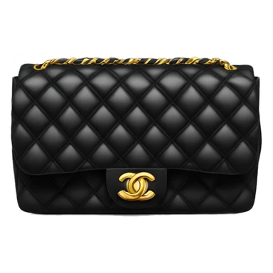 Chanel bag black sticker