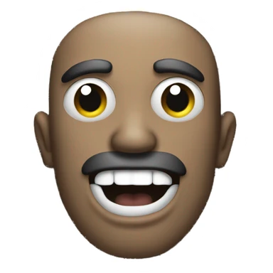 Rock face sigma  sticker