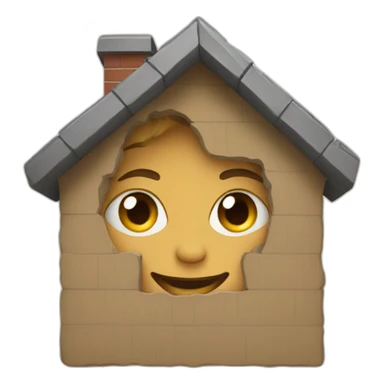 kids inside a house sticker