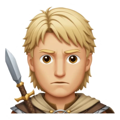 Thorfin avec son père et des flèches  sticker