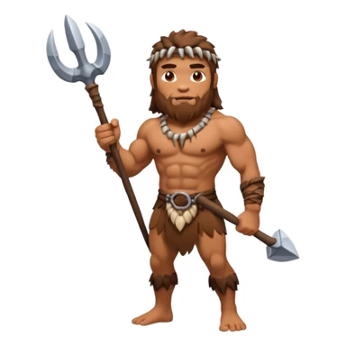 prehistoric man sticker