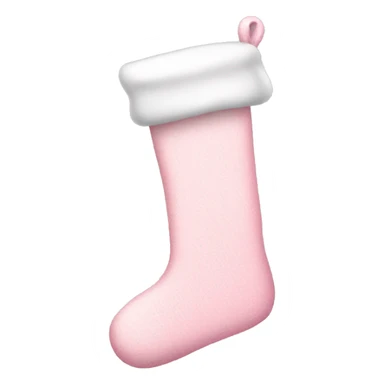 Light pink stocking sticker