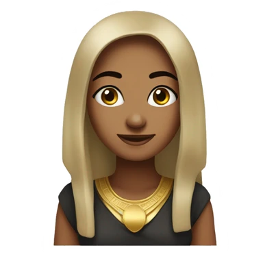 my egyptian friend maria who has a very friendly facial expression like a teach sticker