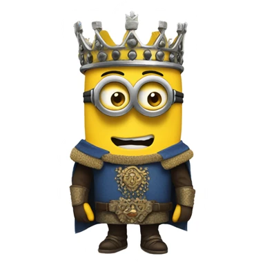 King bob minion sticker