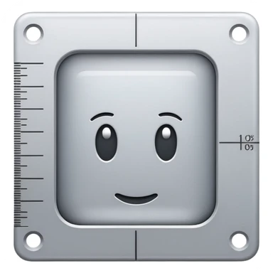 mac os icon crop ruler square  sticker