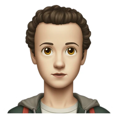 stranger things eleven sticker