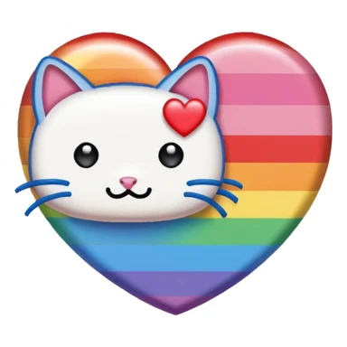 heart nyan cat sticker