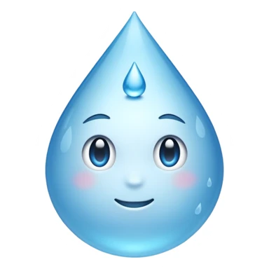 a drop without face sticker