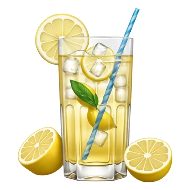 Spritz St-Germain avec citron et glaçons sticker