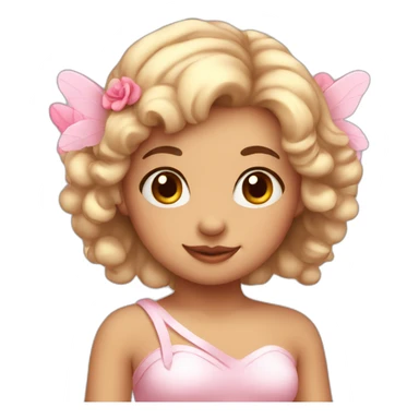 cute cupid girl sticker