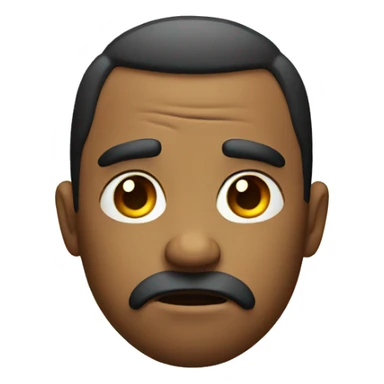 Unimpressed face sticker