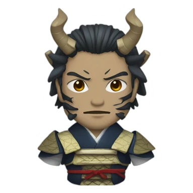 suit oni samurai sticker