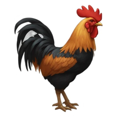 I MEANT ROOSTER U BAD AI sticker
