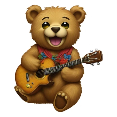 Grateful Dead bear sticker