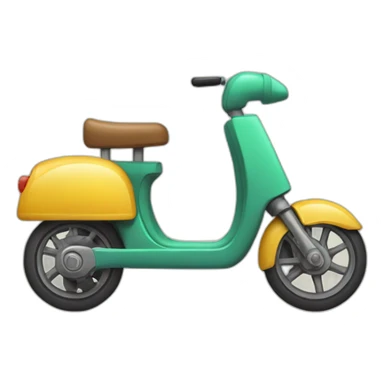 Ornithorynque qui conduit une trottinette sticker