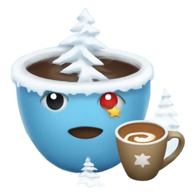 Winter holiday spirit meets IONET! ❄️🎄 Whether in the snow-covered mountains or with a hot coffee, technology is always with you. 🎅🌟 sticker