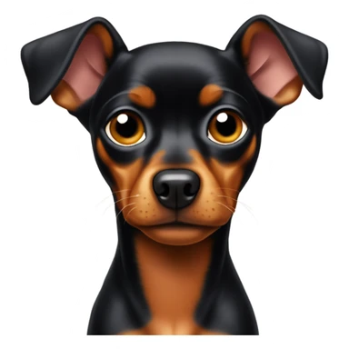 Min pin shrugging sticker
