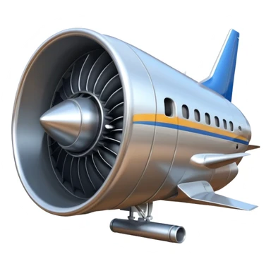 B737 Strong big Jet Engine sticker