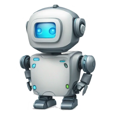 Cybersafety robo-mascot sticker