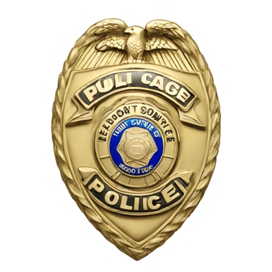 Chicago police badge sticker