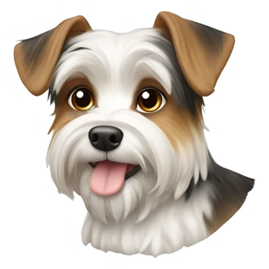 Male biewer york shire terrier sticker