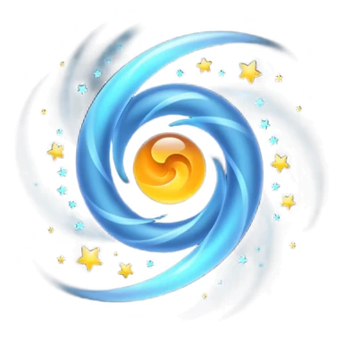 black magic particle sticker