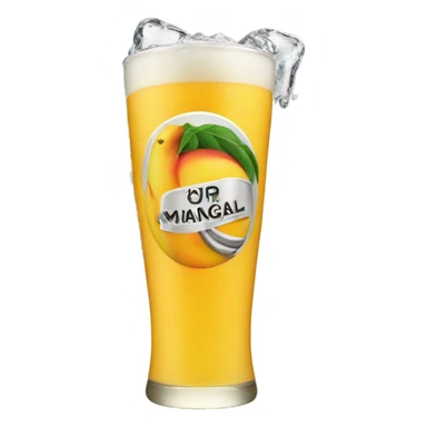 Mango white claw sticker