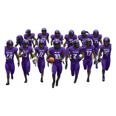 Ravens football sticker
