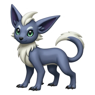 Eldritch Spooky Scary Linoone-Absol-Trico-Hybrid (Full body) sticker