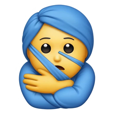 emoji strangling itself  sticker