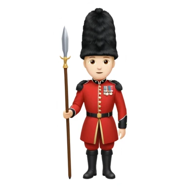Queens guard soldier sticker