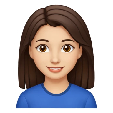 AlbanianBrunette brown eyed light skinned girl sticker